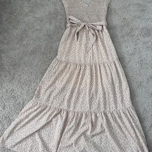 She + Sky Floral Tiered Max Dress